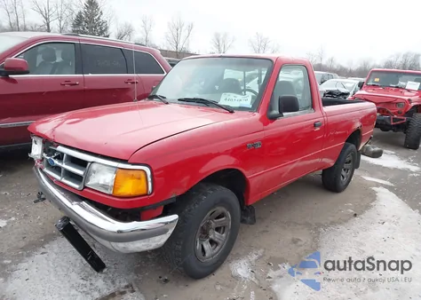 1997 Ford Ranger Splash/Xl/Xlt from USA, damaged, VIN 1FTCR10A3VUD56685